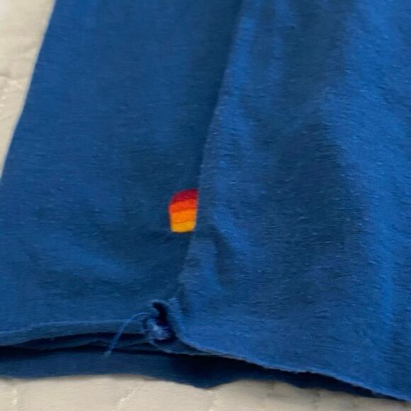 Aviator Nation Cropped Tee Shirt Classic Bolt Women's Size Small - Picture 5 of 8